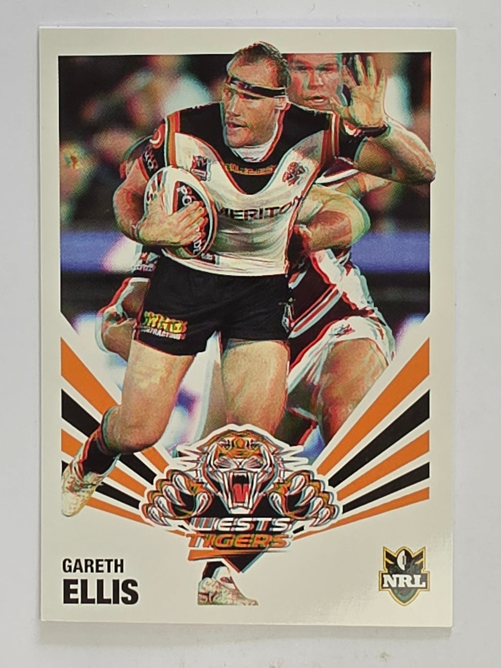 NRL 2012 Daily Telegraph | #182 Gareth Ellis | Wests Tigers
