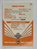 NRL 2012 Daily Telegraph | #183 Robbie Farah | Wests Tigers