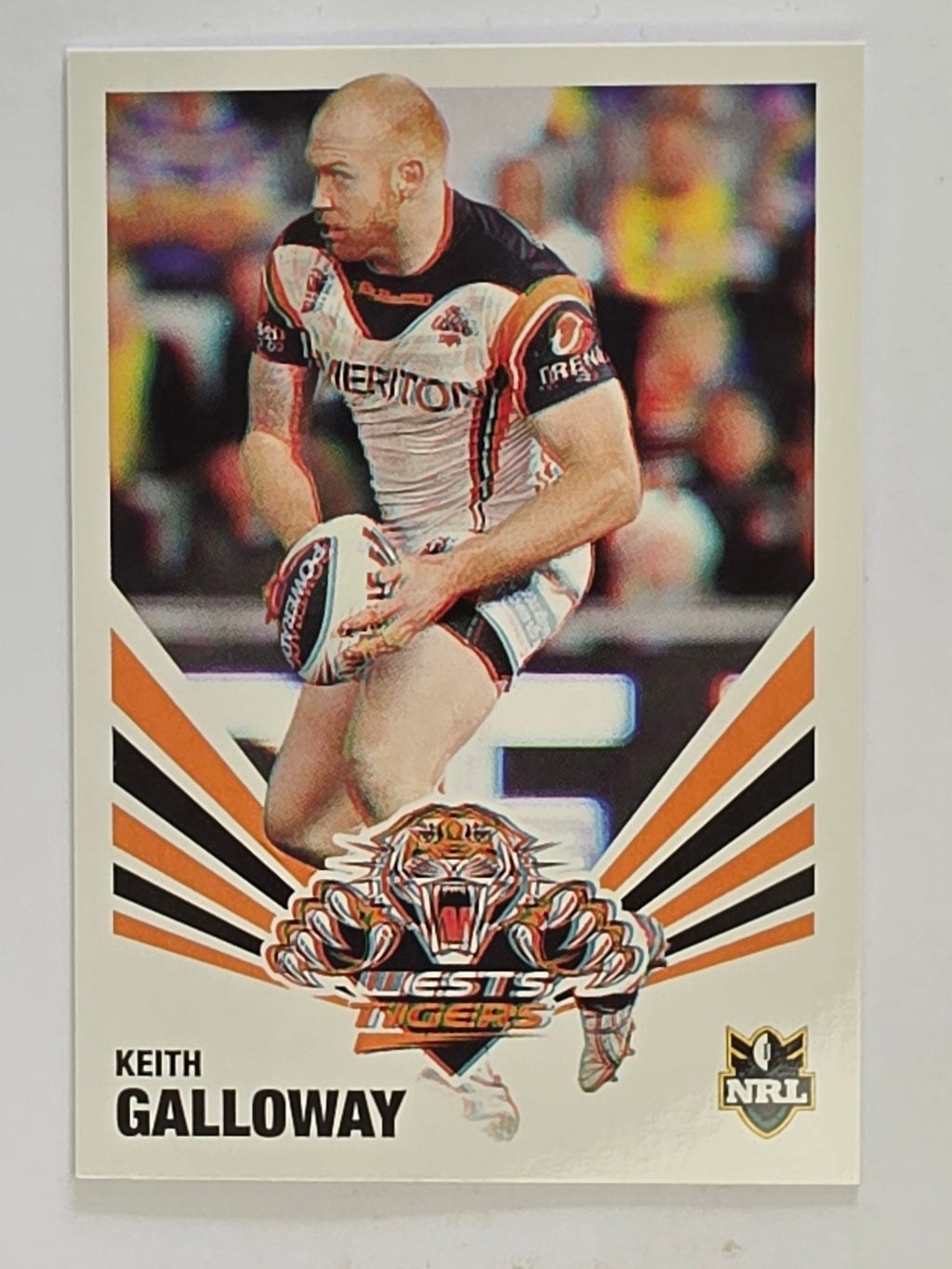 NRL 2012 Daily Telegraph | #185 Keith Galloway | Wests Tigers