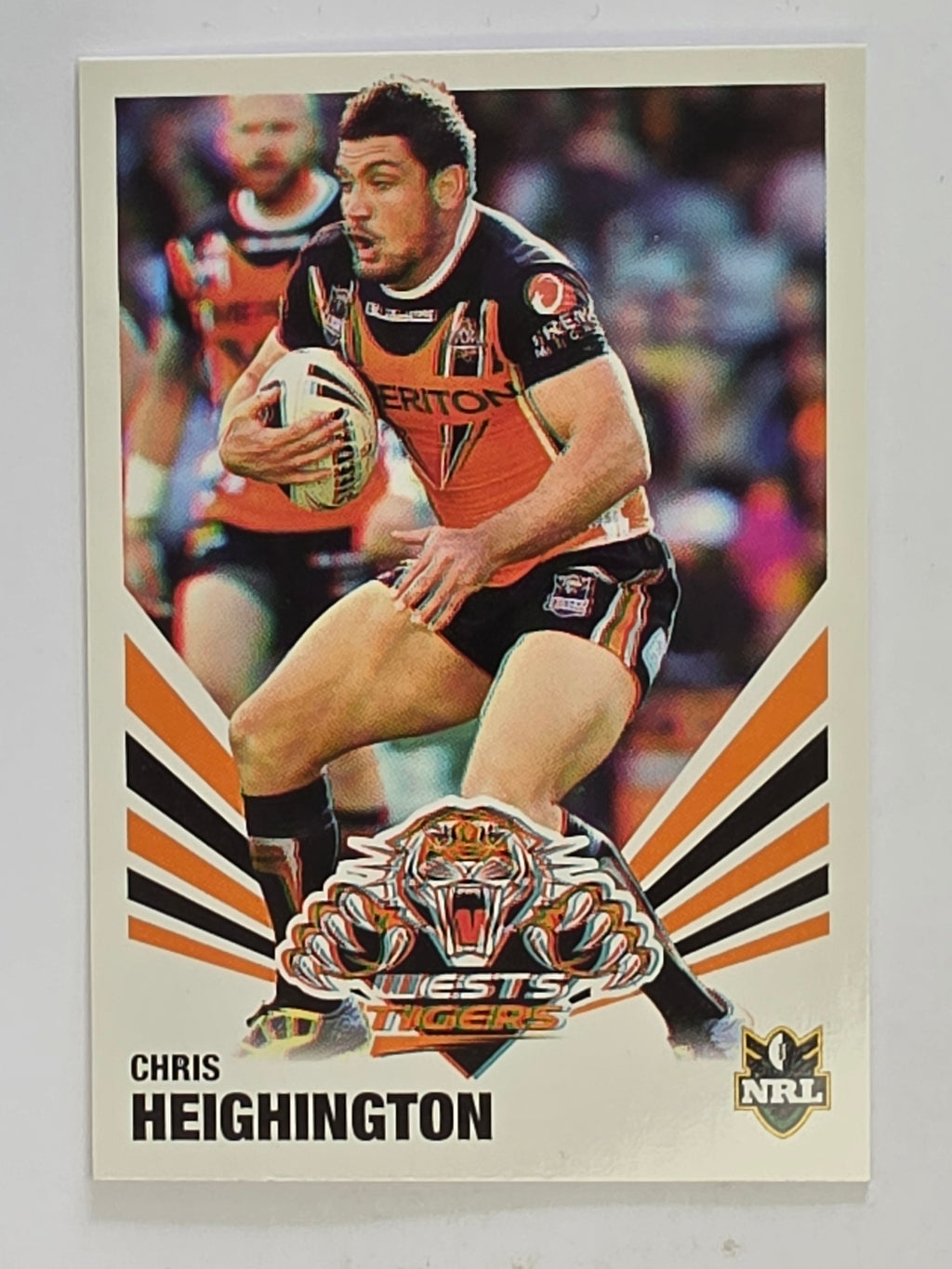 NRL 2012 Daily Telegraph | #186 Chris Heighington | Wests Tigers