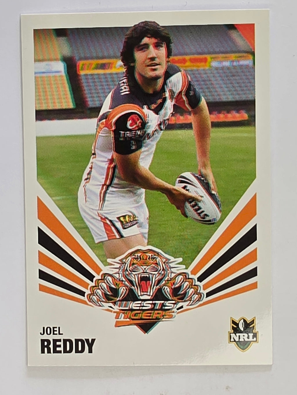 NRL 2012 Daily Telegraph | #190 Joel Reddy | Wests Tigers