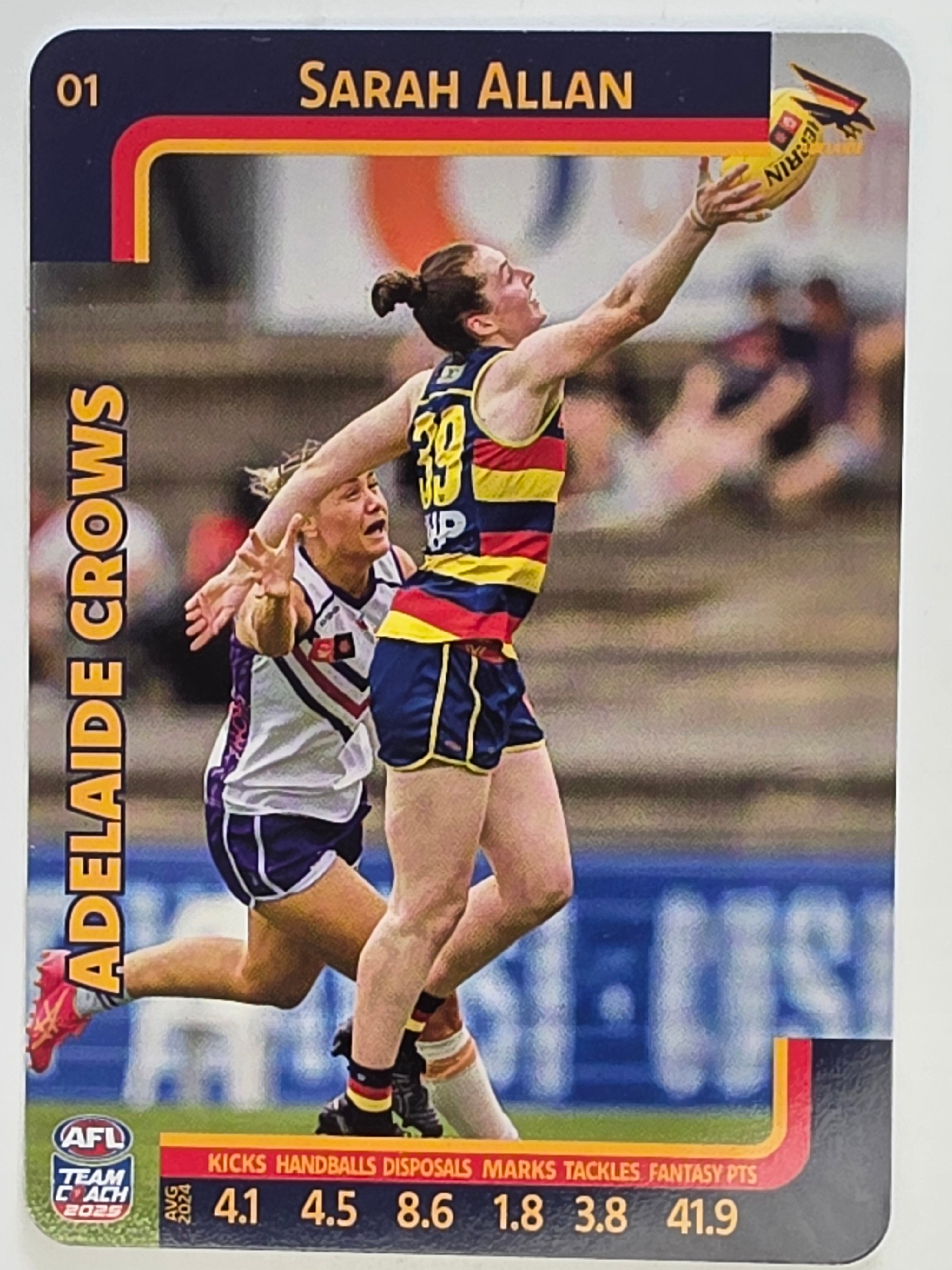 2025 AFLW TeamCoach | #001 Sarah Allan | Adelaide Crows