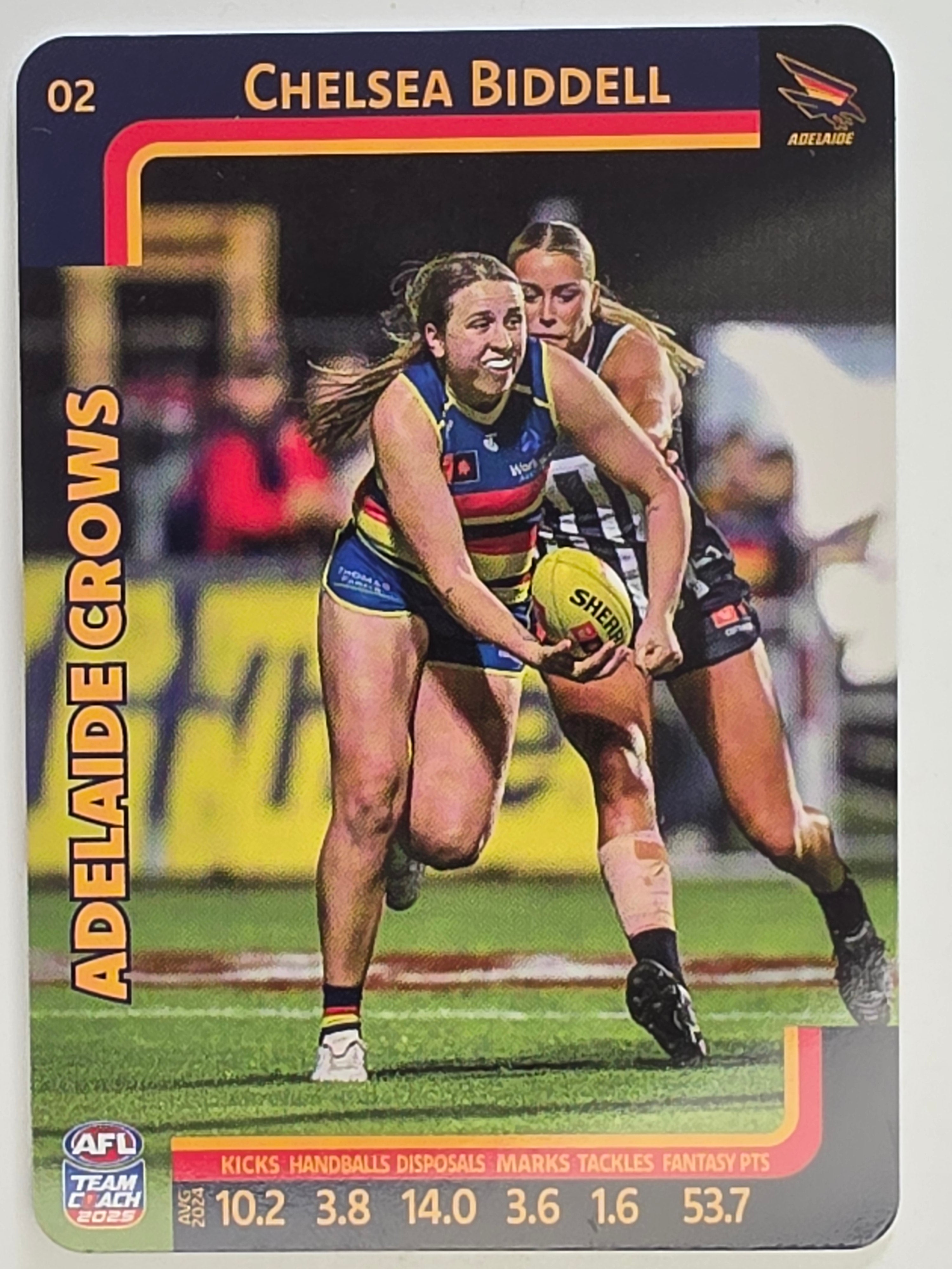 2025 AFLW TeamCoach | #002 Chelsea Biddell | Adelaide Crows