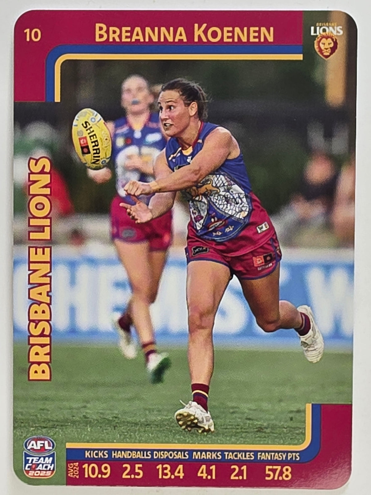 2025 AFLW TeamCoach | #010 Breanna Koenen | Brisbane Lions