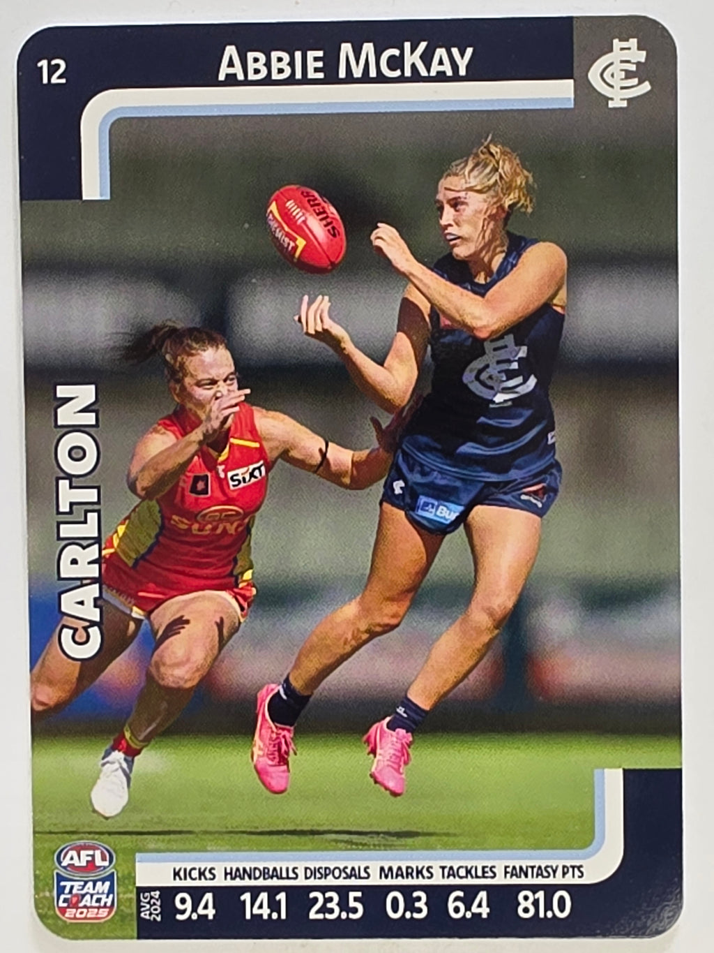 2025 AFLW TeamCoach | #012 Abbie McKay | Carlton Blues
