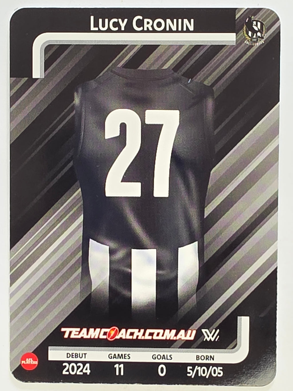 2025 AFLW TeamCoach | #017 Lucy Cronin | Collingwood Magpies