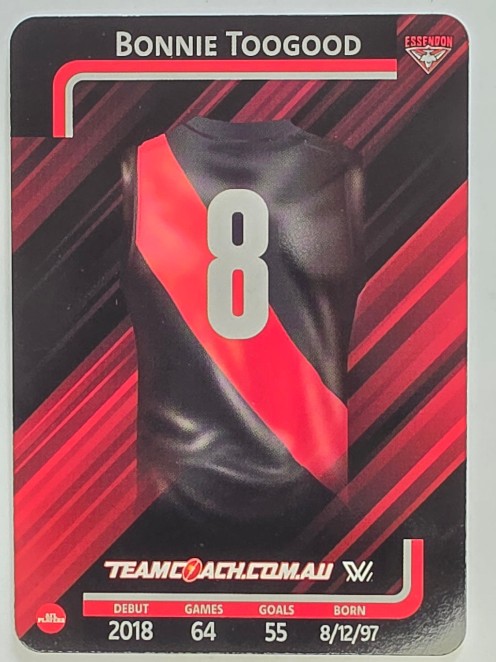 2025 AFLW TeamCoach | #025 Bonnie Toogood | Essendon Bombers