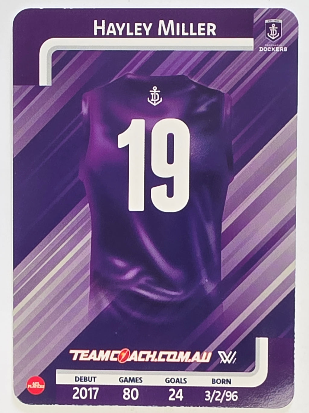 2025 AFLW TeamCoach | #027 Hayley Miller | Fremantle Dockers