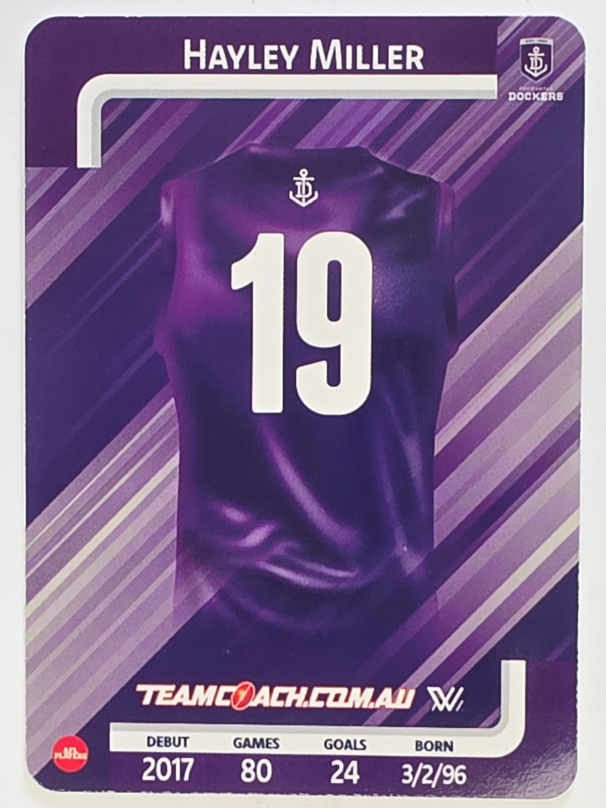 2025 AFLW TeamCoach | #027 Hayley Miller | Fremantle Dockers