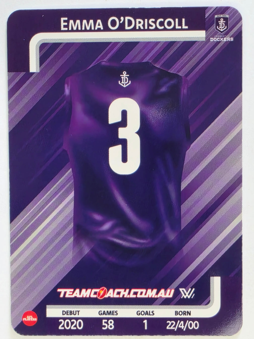2025 AFLW TeamCoach | #028 Emma O'Driscoll | Fremantle Dockers