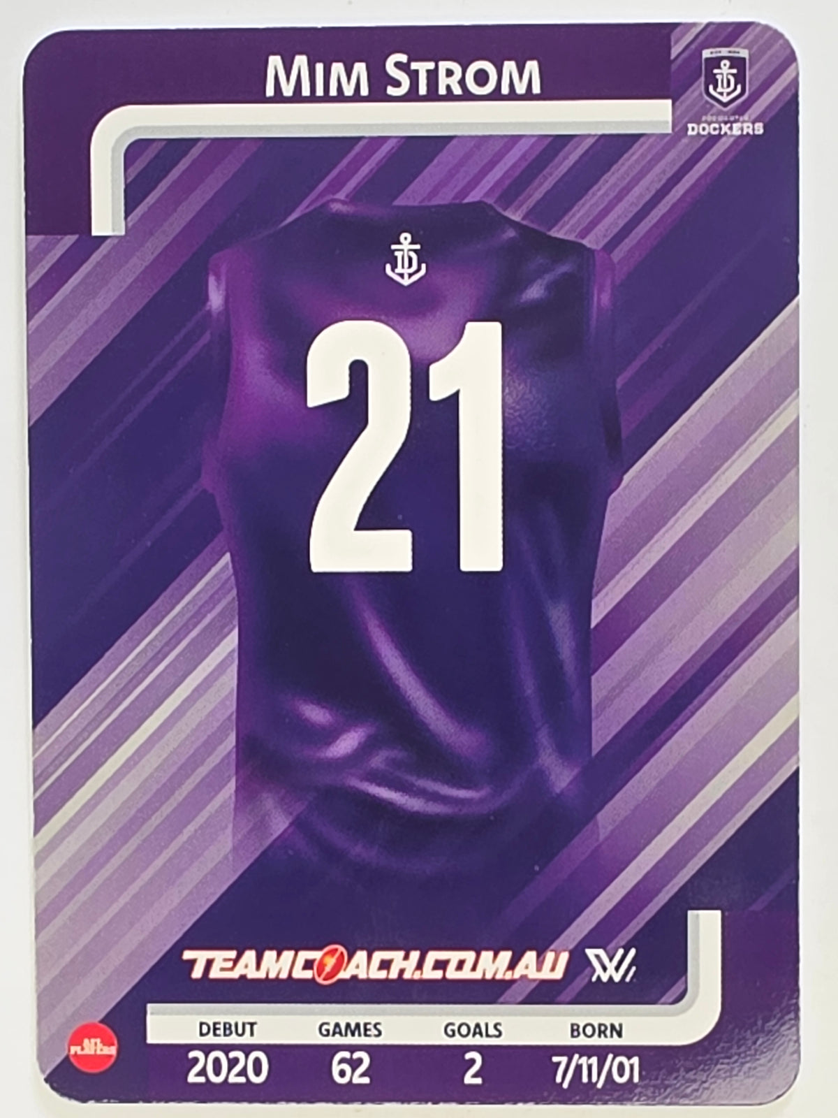 2025 AFLW TeamCoach | #030 Mim Strom | Fremantle Dockers