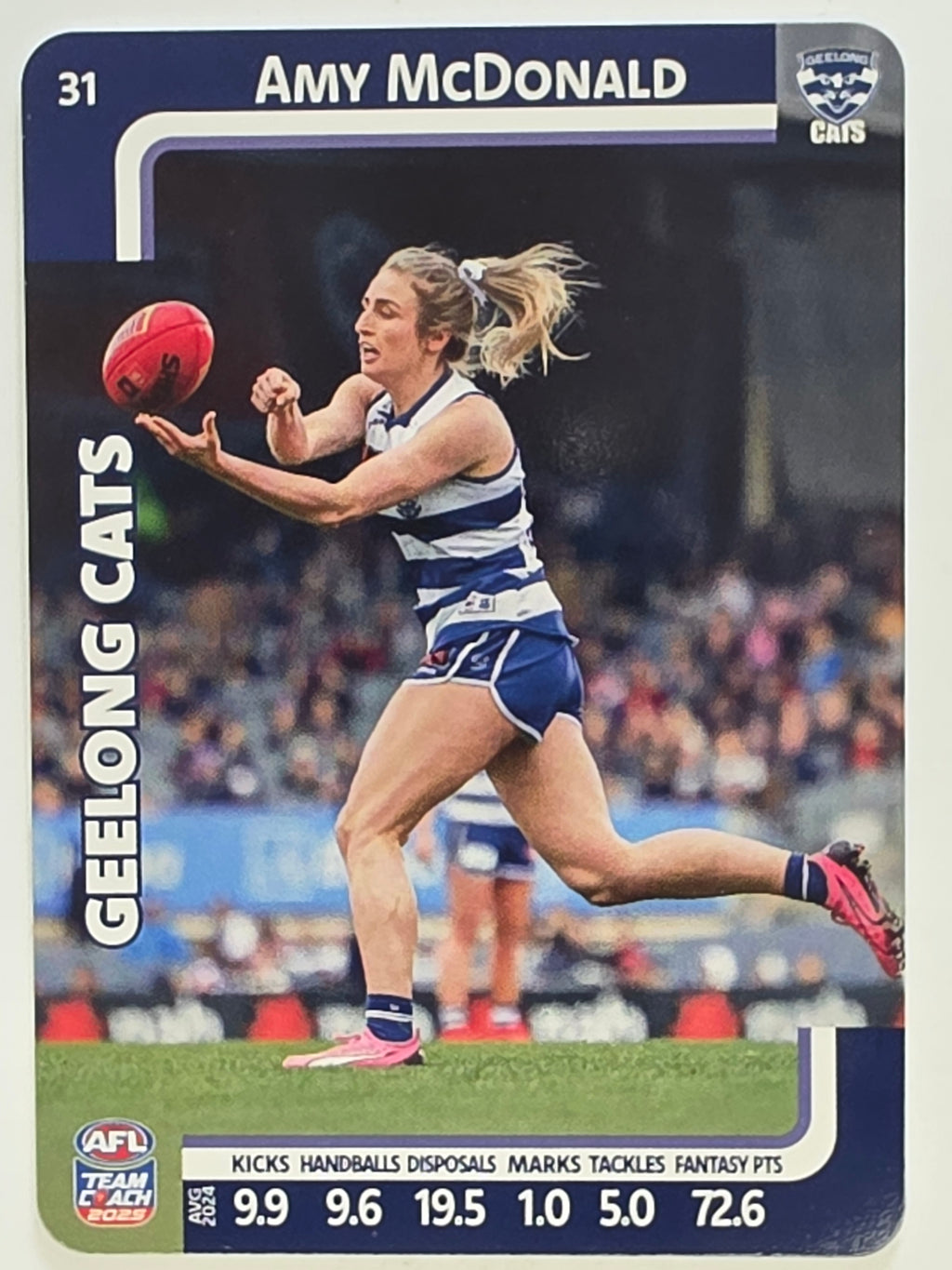 2025 AFLW TeamCoach | #031 Amy McDonald | Geelong Cats