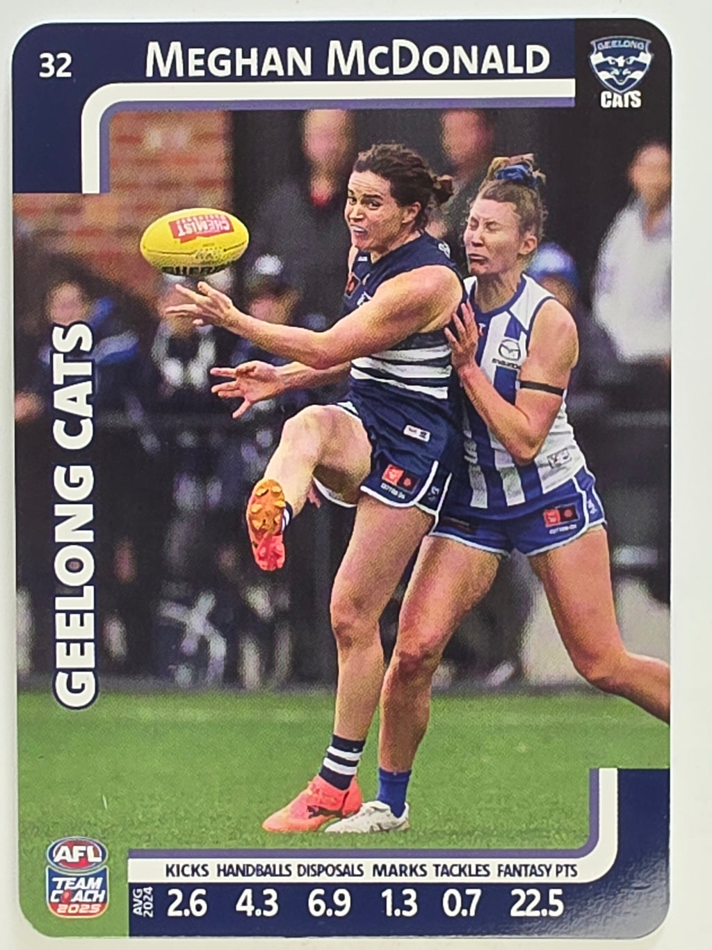2025 AFLW TeamCoach | #032 Meghan McDonald | Geelong Cats