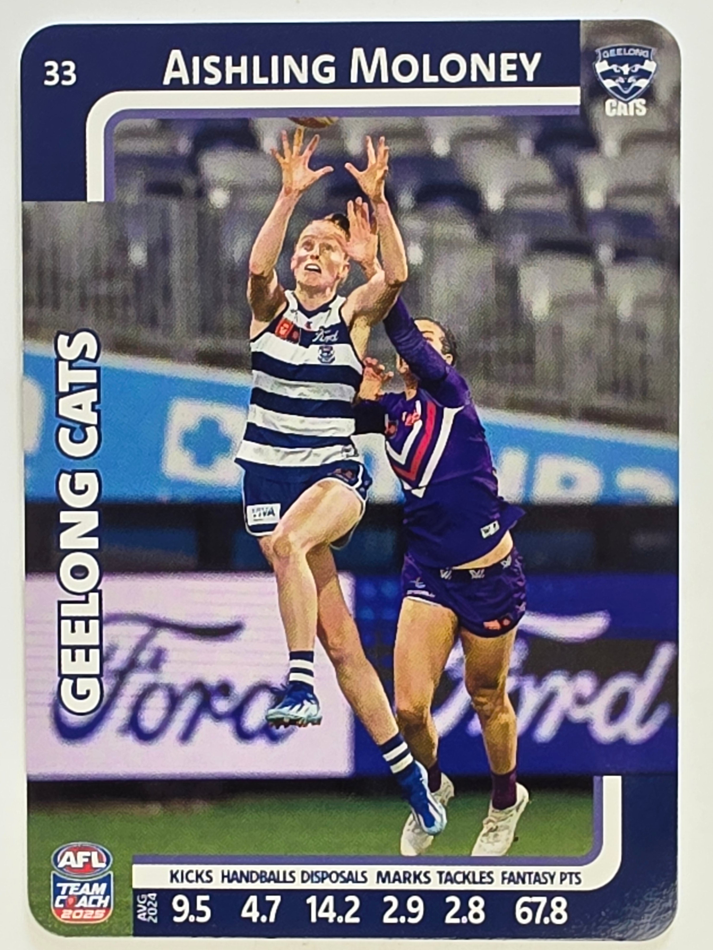 2025 AFLW TeamCoach | #033 Aishling Moloney | Geelong Cats