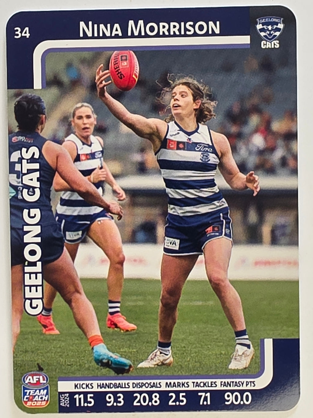 2025 AFLW TeamCoach | #034 Nina Morrison | Geelong Cats