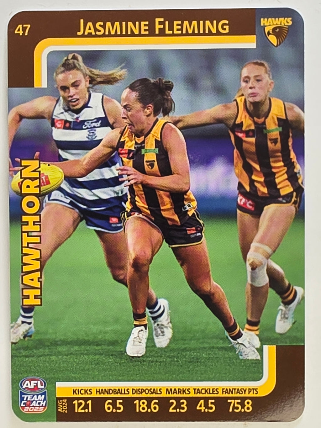 2025 AFLW TeamCoach | #047 Jasmine Fleming | Hawthorn Hawks
