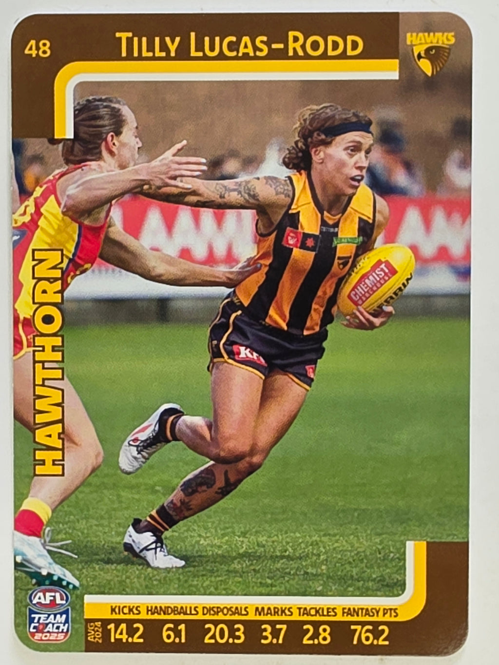 2025 AFLW TeamCoach | #048 Tilly Lucas-Rodd | Hawthorn Hawks