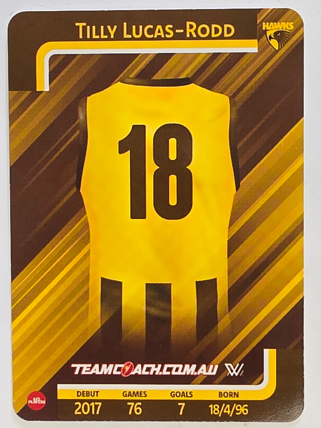 2025 AFLW TeamCoach | #048 Tilly Lucas-Rodd | Hawthorn Hawks