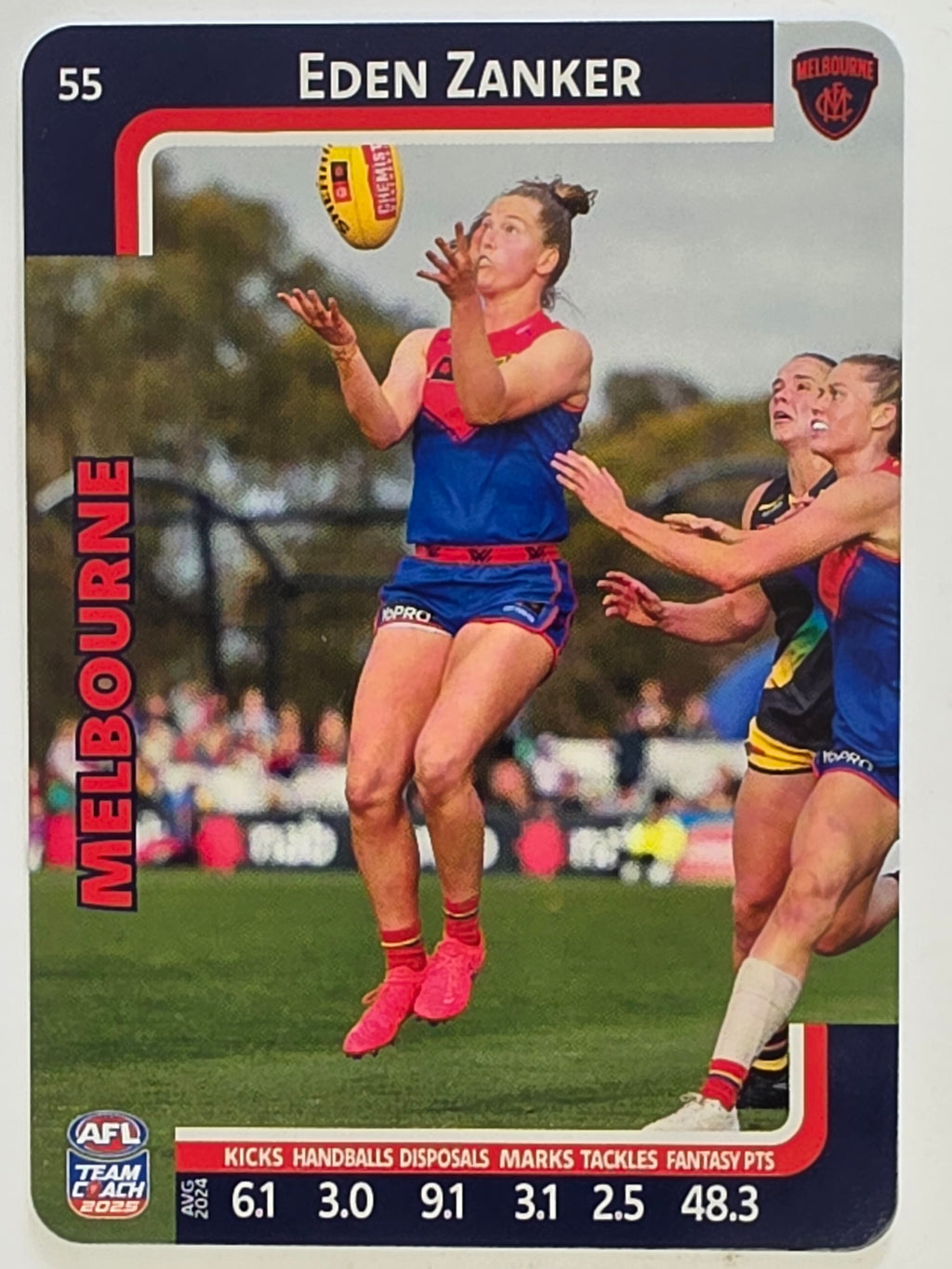 2025 AFLW TeamCoach | #055 Eden Zanker | Melbourne Demons