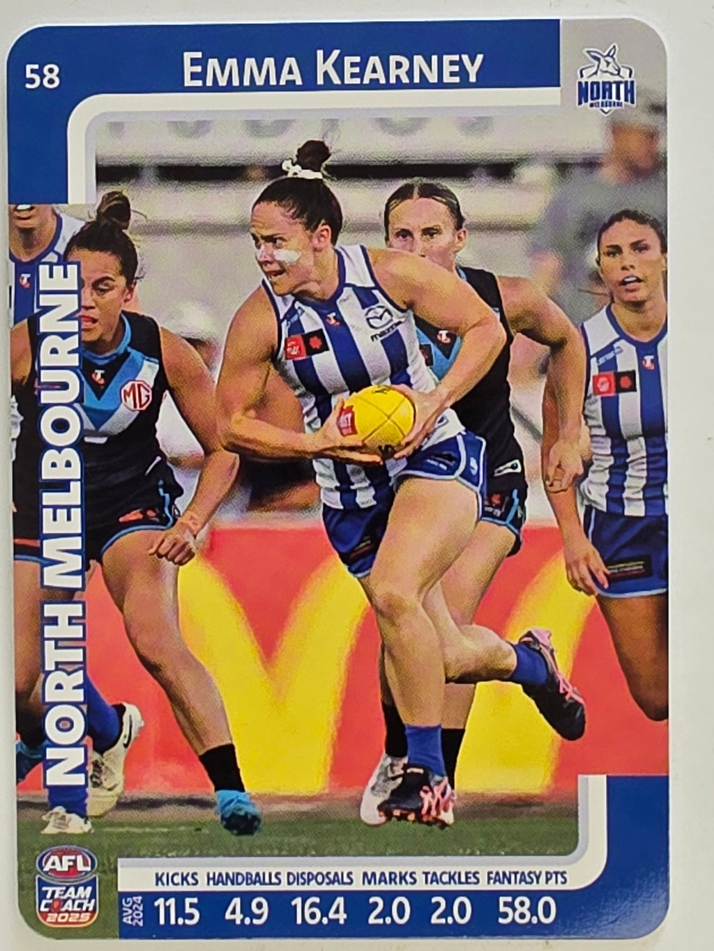 2025 AFLW TeamCoach | #058 Emma Kearney | North Melbourne Kangaroos