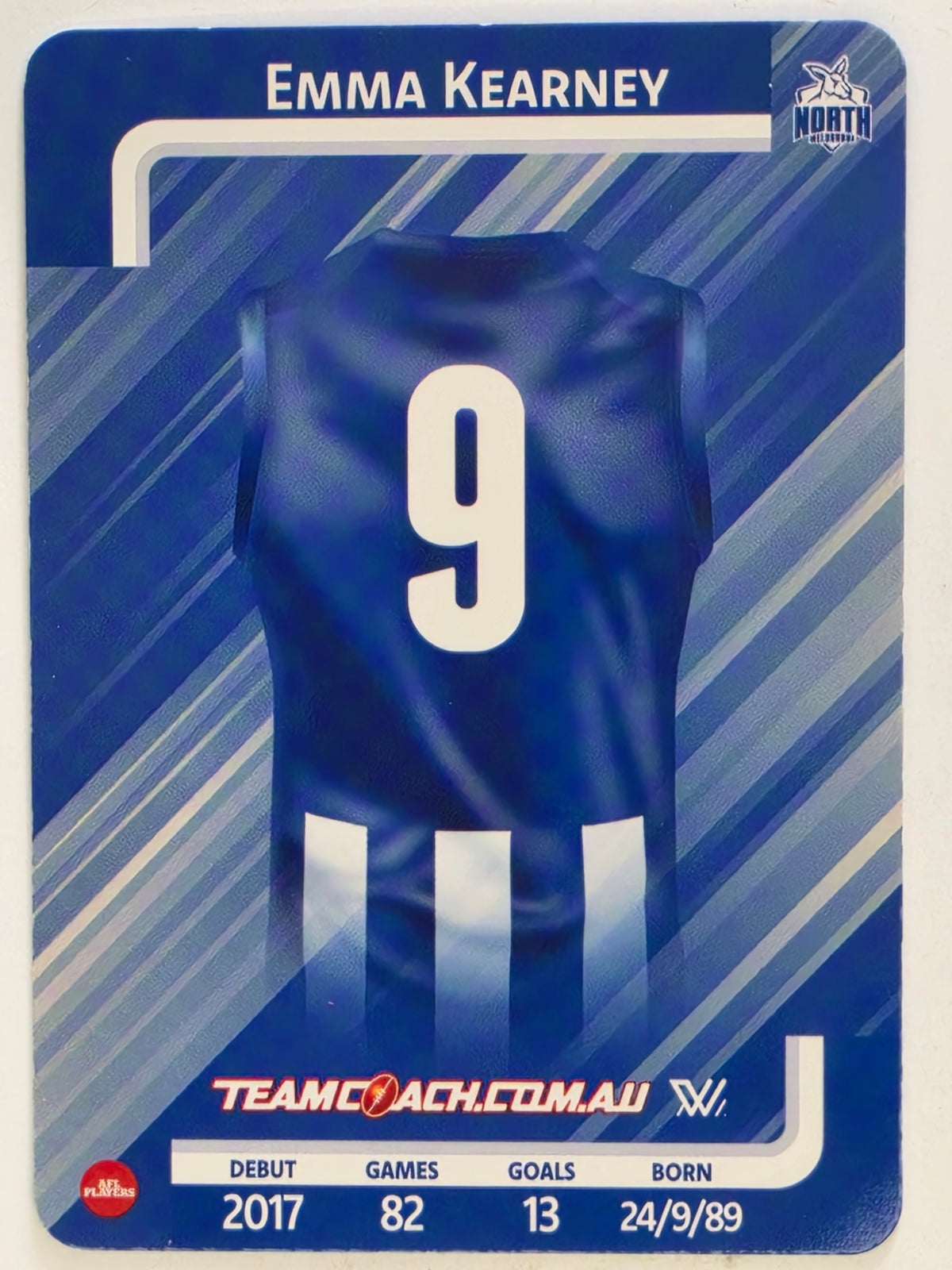 2025 AFLW TeamCoach | #058 Emma Kearney | North Melbourne Kangaroos