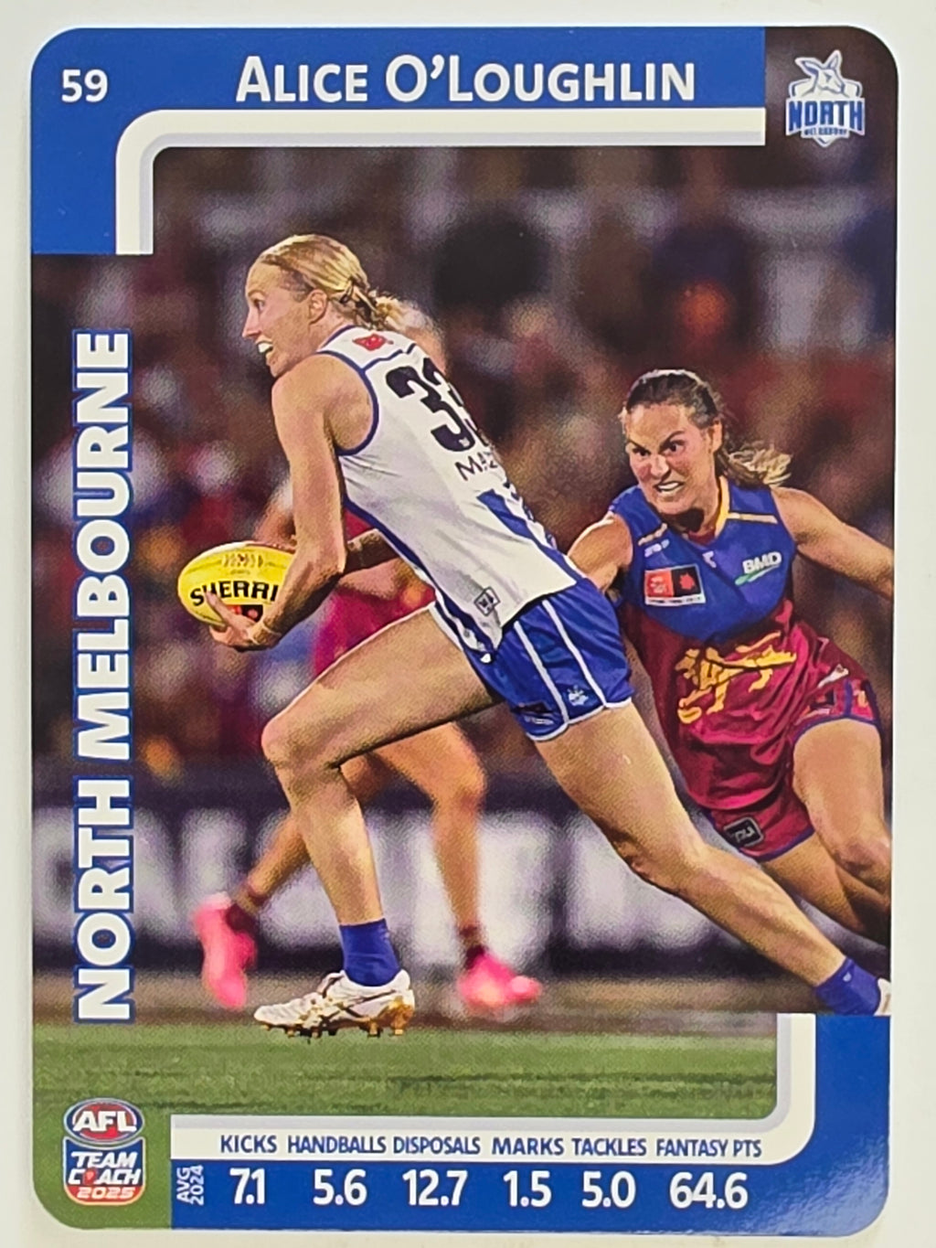 2025 AFLW TeamCoach | #059 Alice O'Loughlin | North Melbourne Kangaroos