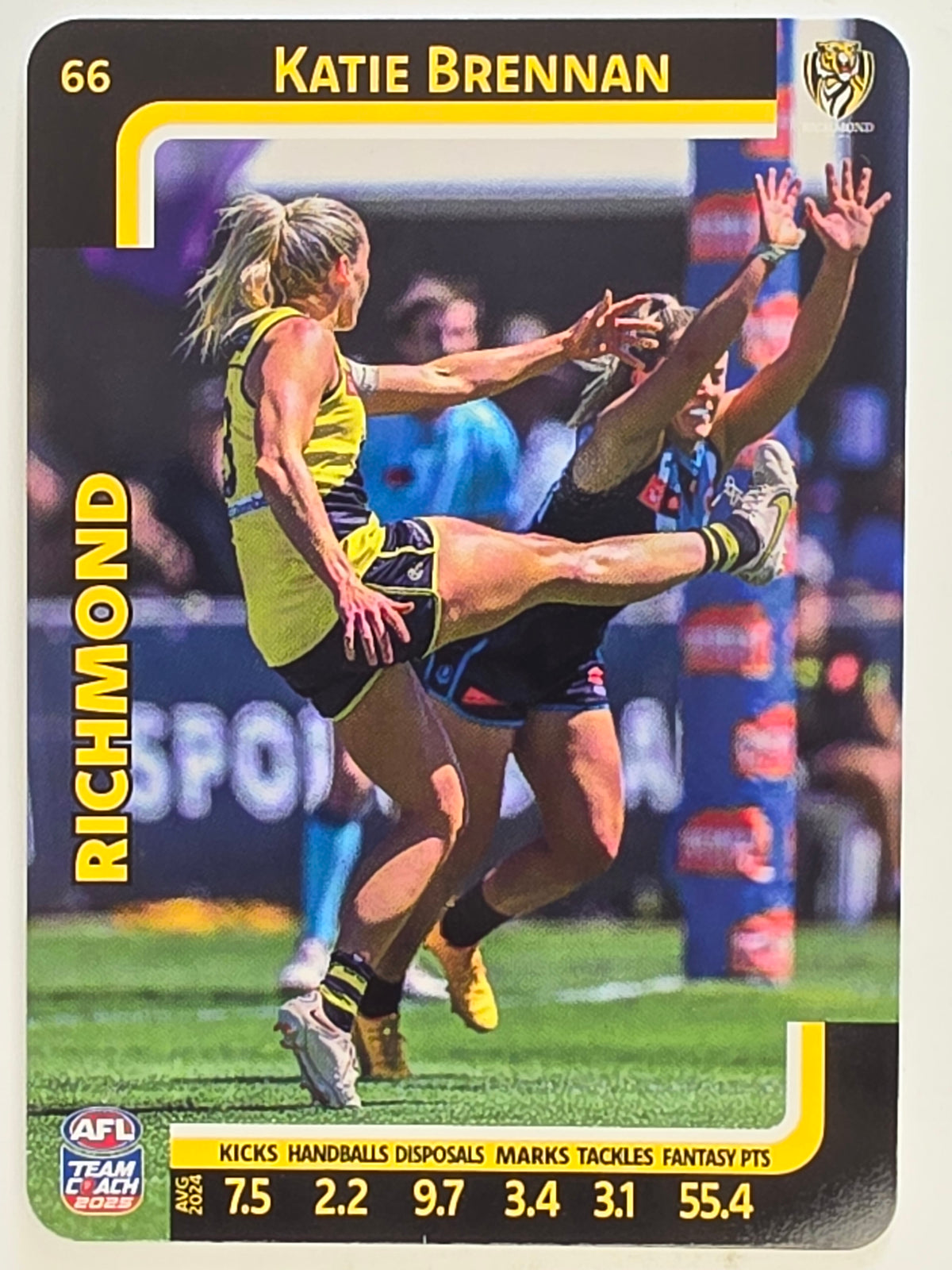 2025 AFLW TeamCoach | #066 Katie Brennan | Richmond Tigers