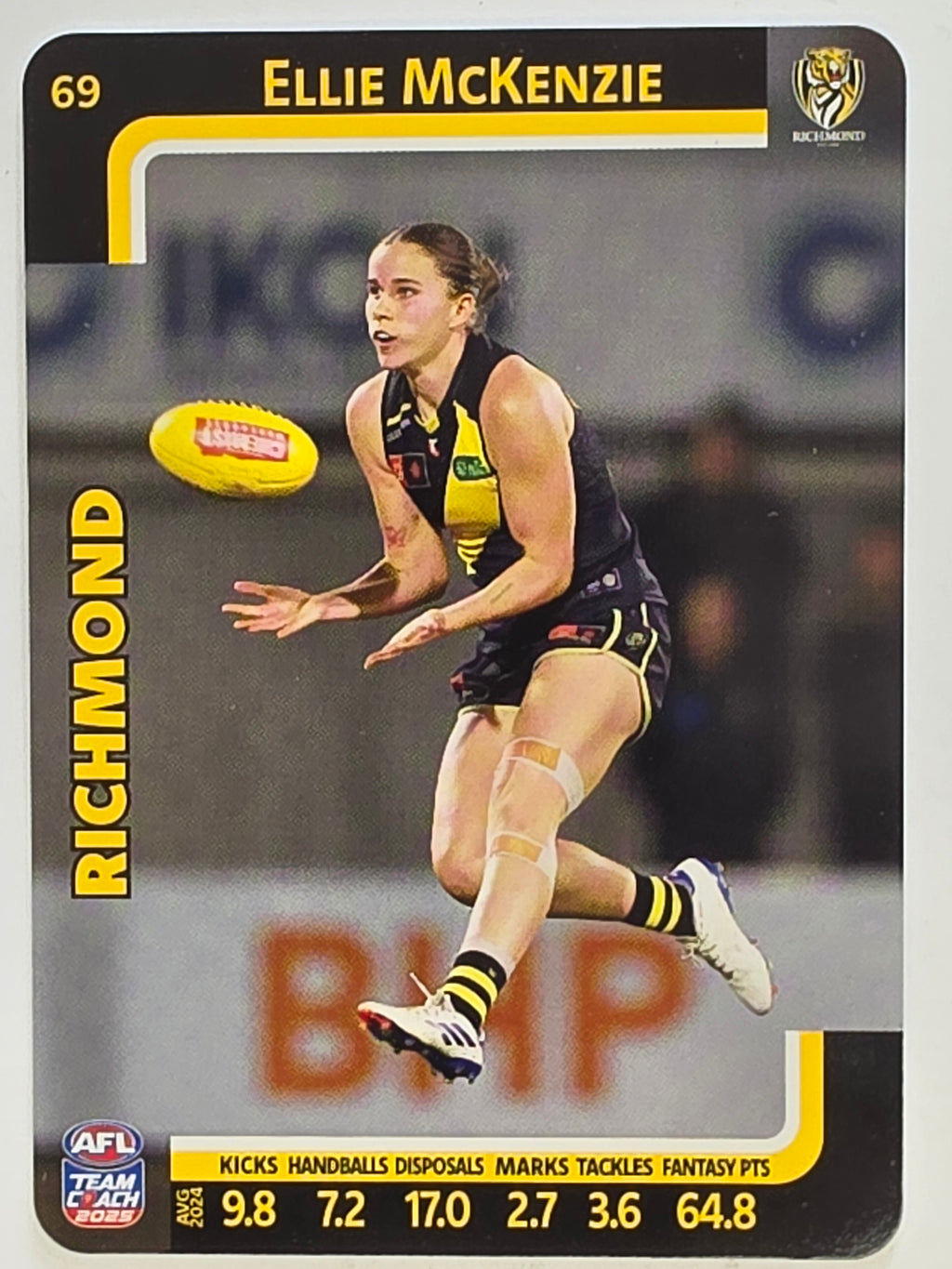 2025 AFLW TeamCoach | #069 Ellie McKenzie | Richmond Tigers