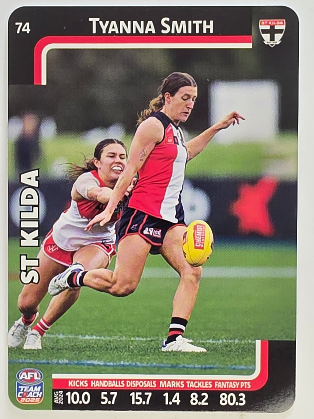 2025 AFLW TeamCoach | #074 Tyanna Smith | St. kilda Saints