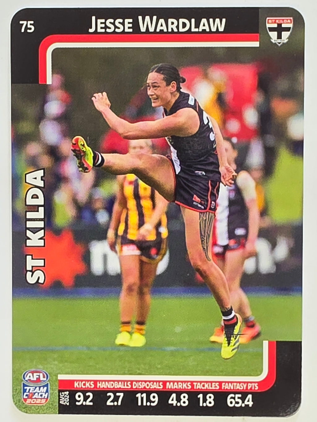 2025 AFLW TeamCoach | #075 Jesse Wardlaw | St. kilda Saints