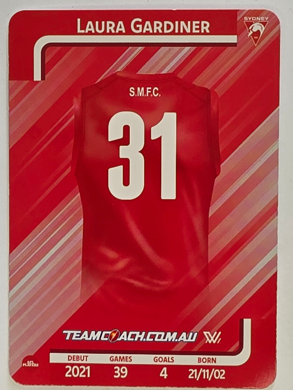 2025 AFLW TeamCoach | #076 Laura Gardiner | Sydney Swans