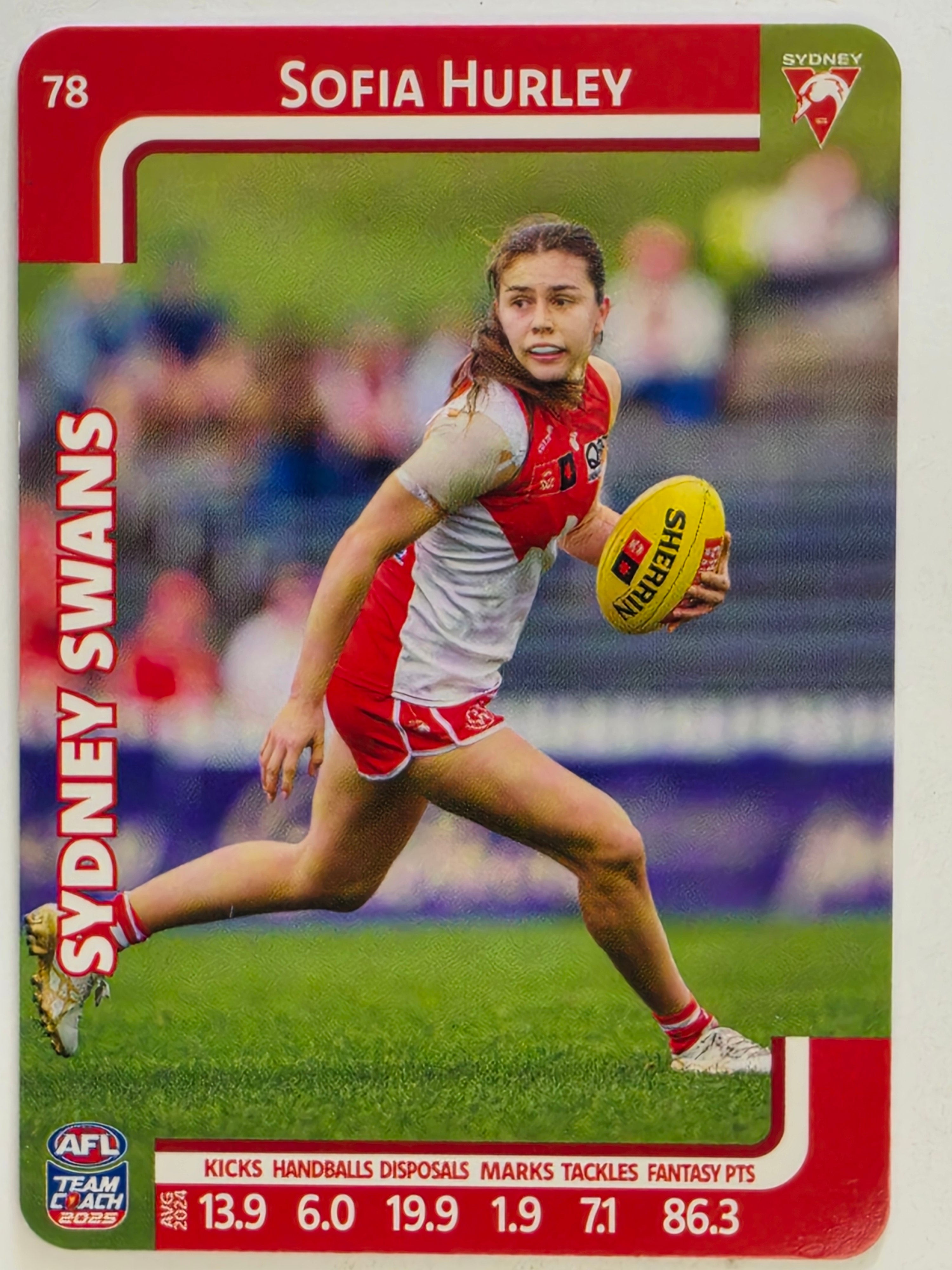 2025 AFLW TeamCoach | #078 Sofia Hurley | Sydney Swans
