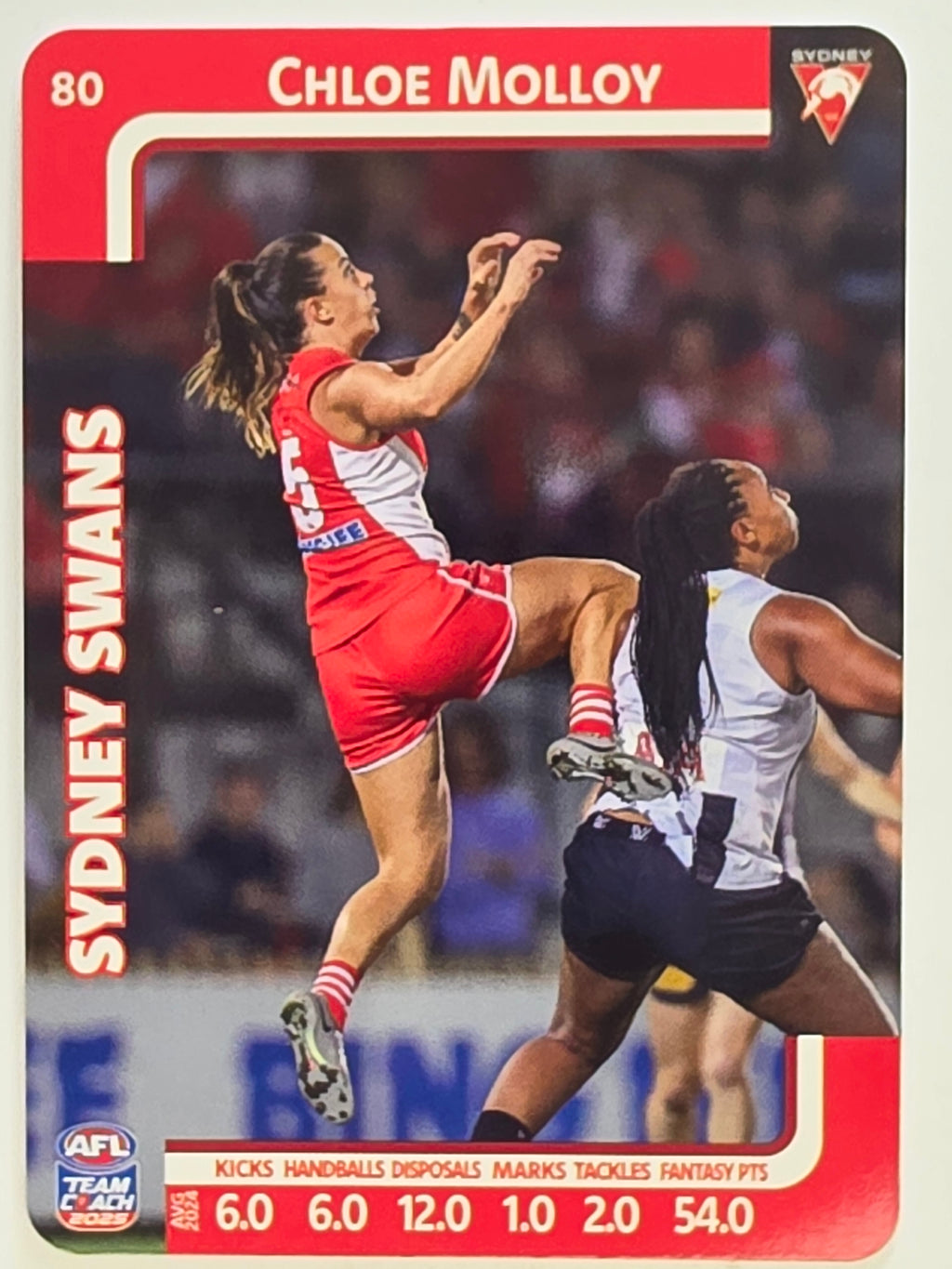 2025 AFLW TeamCoach | #080 Chloe Molloy | Sydney Swans