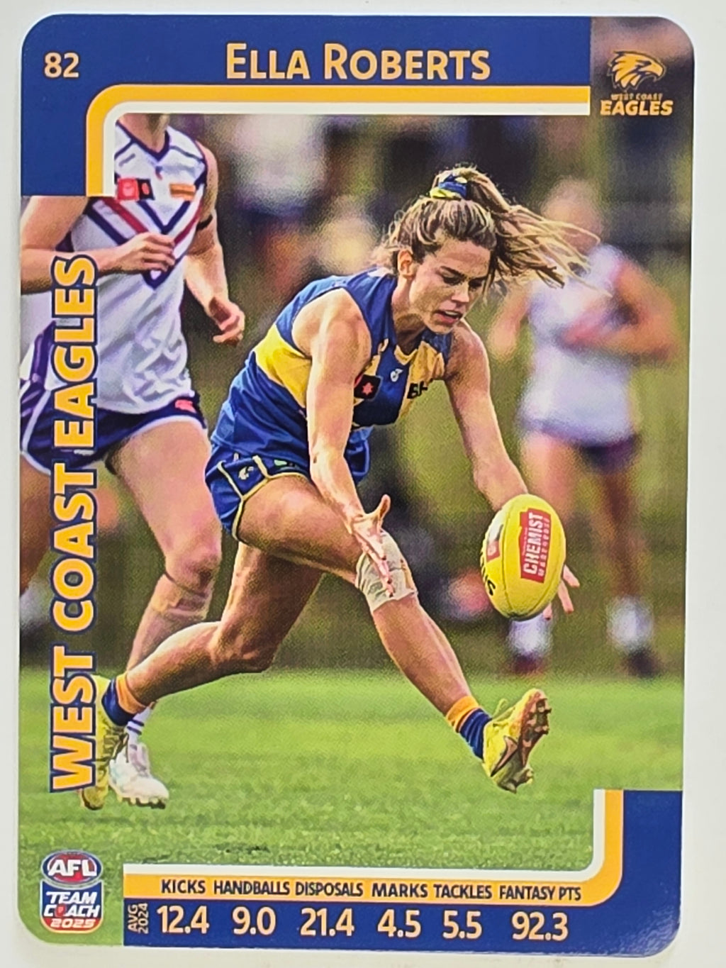 2025 AFLW TeamCoach | #082 Ella Roberts | West Coast Eagles
