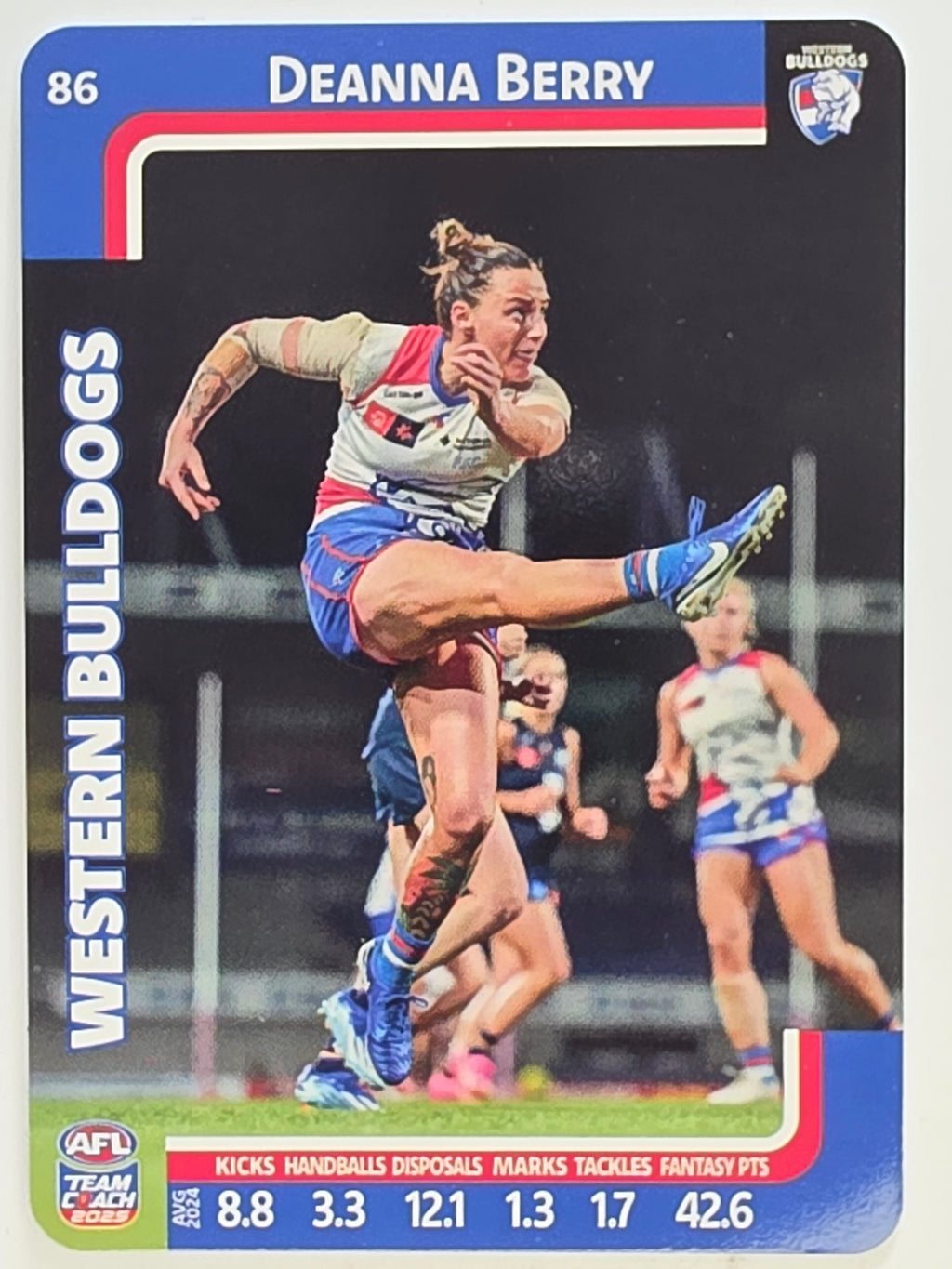 2025 AFLW TeamCoach | #086 Deanna Berry | Western Bulldogs