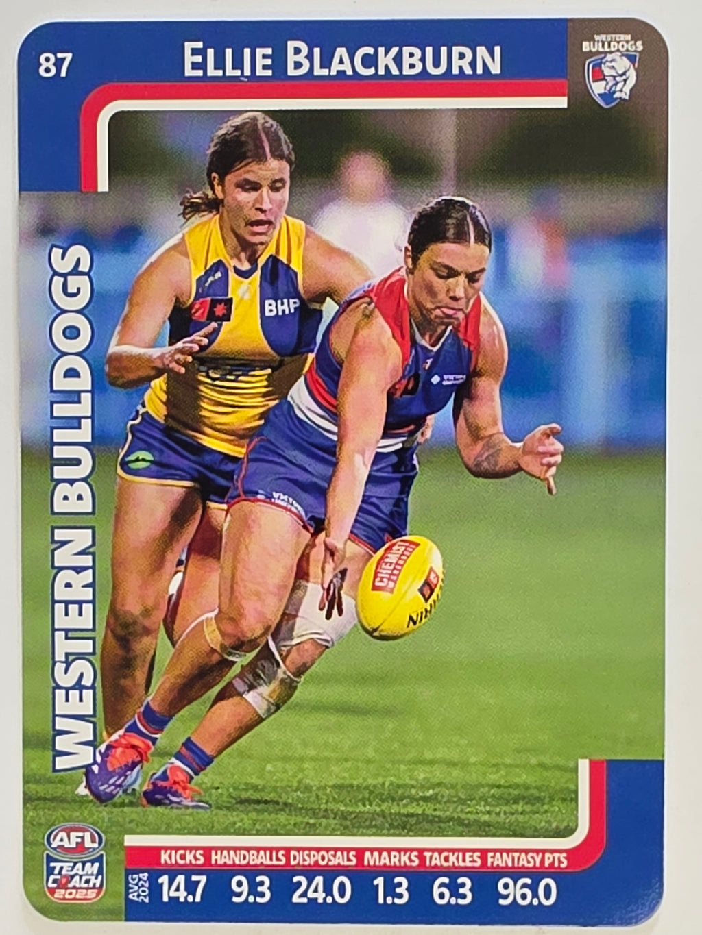 2025 AFLW TeamCoach | #087 Ellie Blackburn | Western Bulldogs