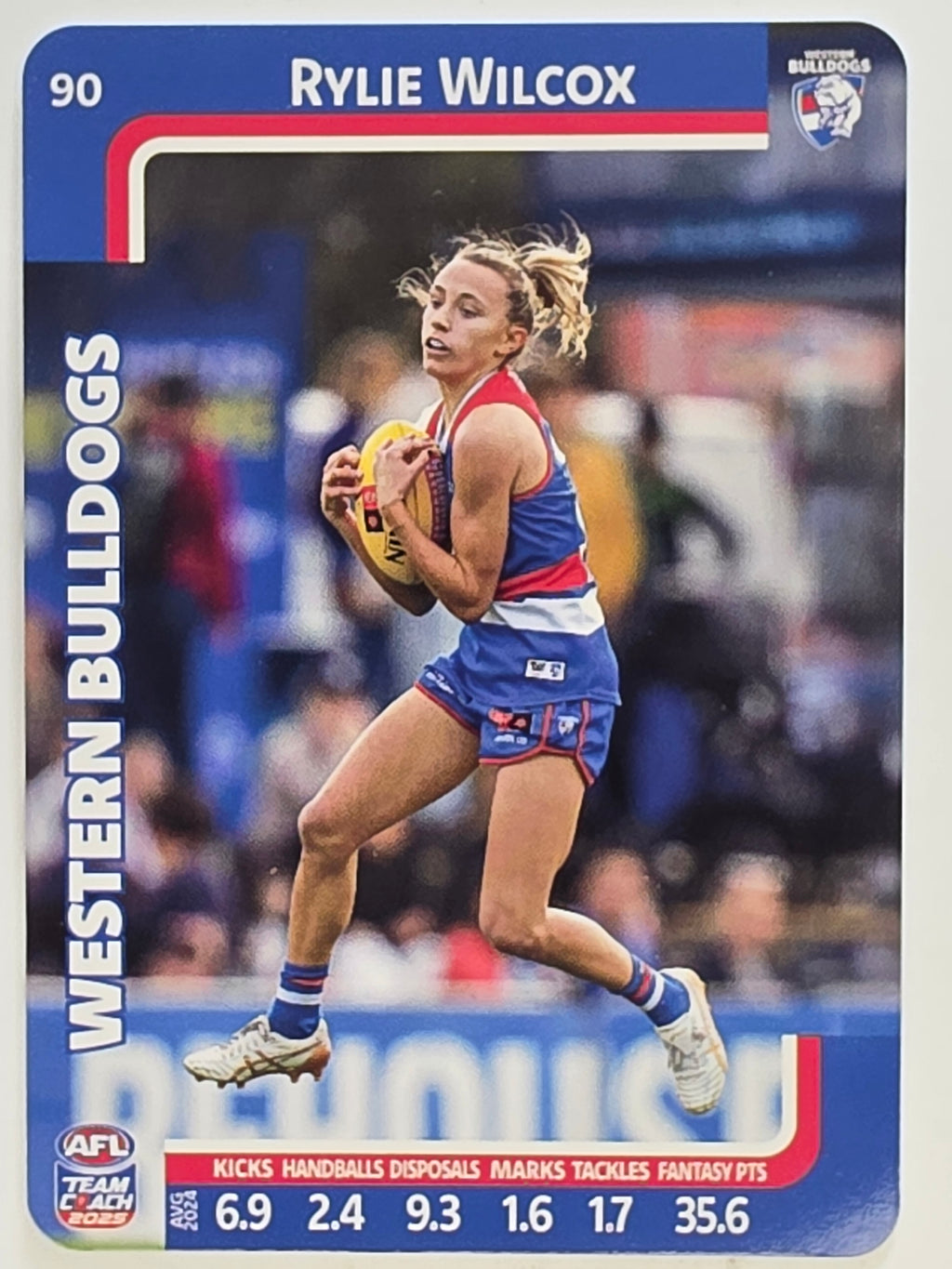 2025 AFLW TeamCoach | #090 Rylie Wilcox | Western Bulldogs