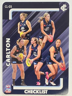 2025 AFLW TeamCoach | #CL-03 Carlton Blues Checklist