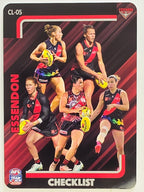 2025 AFLW TeamCoach | #CL-05 Essendon Bombers Checklist