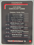 2025 AFLW TeamCoach | #CL-05 Essendon Bombers Checklist