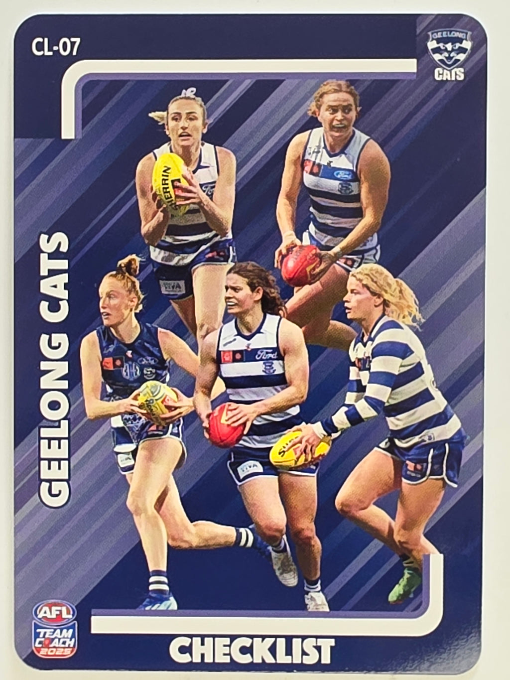 2025 AFLW TeamCoach | #CL-07 Geelong Cats Checklist