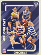 2025 AFLW TeamCoach | #CL-07 Geelong Cats Checklist