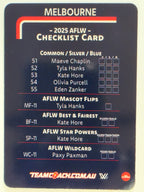 2025 AFLW TeamCoach | #CL-11 Melbourne Demons Checklist