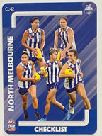 2025 AFLW TeamCoach | #CL-12 North Melbourne Kangaroos Checklist