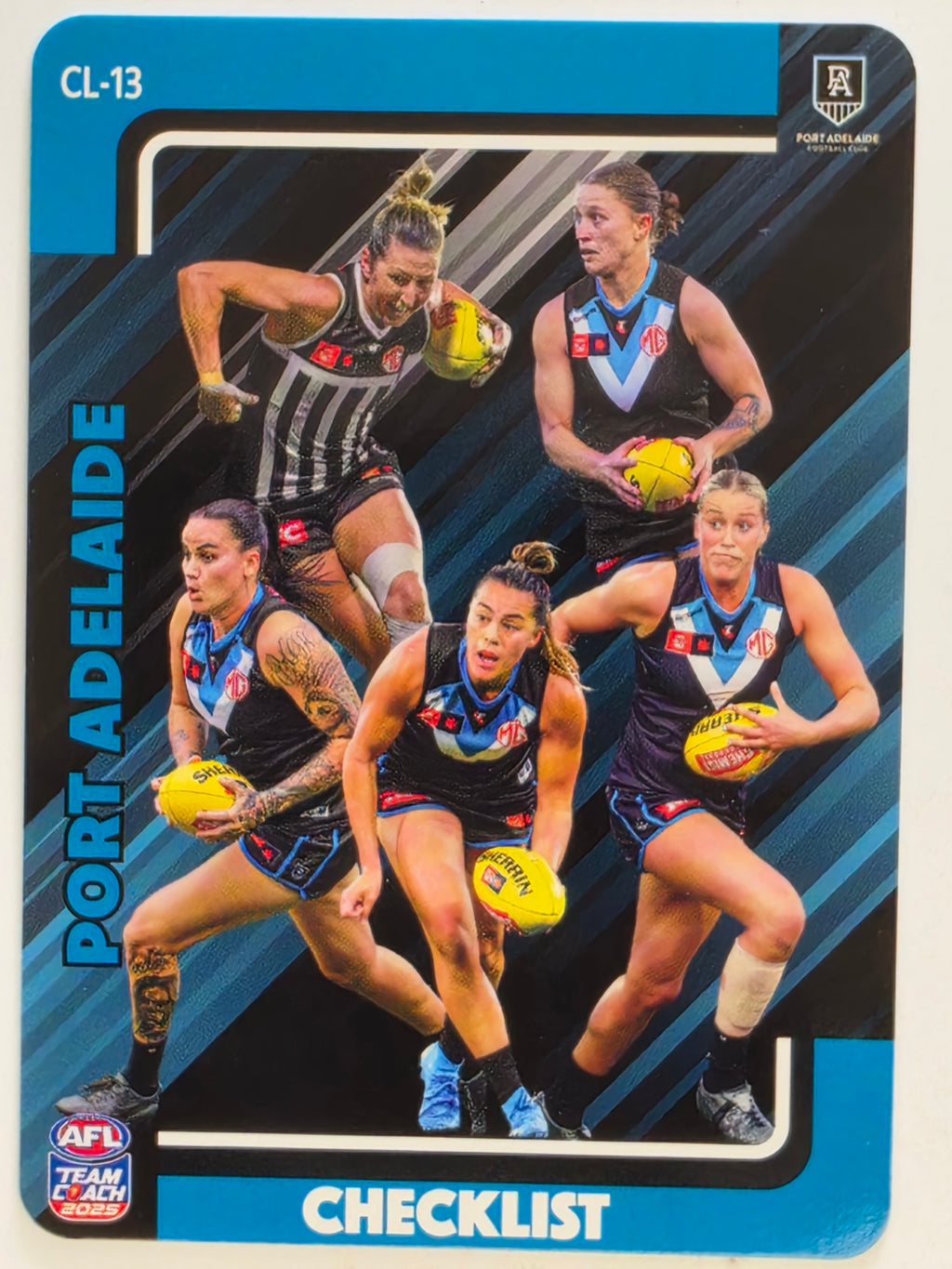 2025 AFLW TeamCoach | #CL-13 Port Adelaide Power Checklist