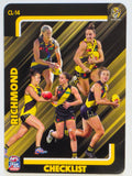 2025 AFLW TeamCoach | #CL-14 Richmond Tigers Checklist