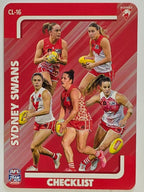 2025 AFLW TeamCoach | #CL-16 Sydney Swans Checklist