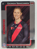 2025 AFLW TeamCoach | Silver Parallel #023 Georgia Nanscawen | Essendon Bombers