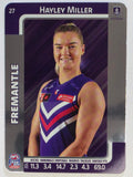 2025 AFLW TeamCoach | Silver Parallel #027 Hayley Miller | Fremantle Dockers