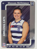 2025 AFLW TeamCoach | Silver Parallel #032 Meghan McDonald | Geelong Cats